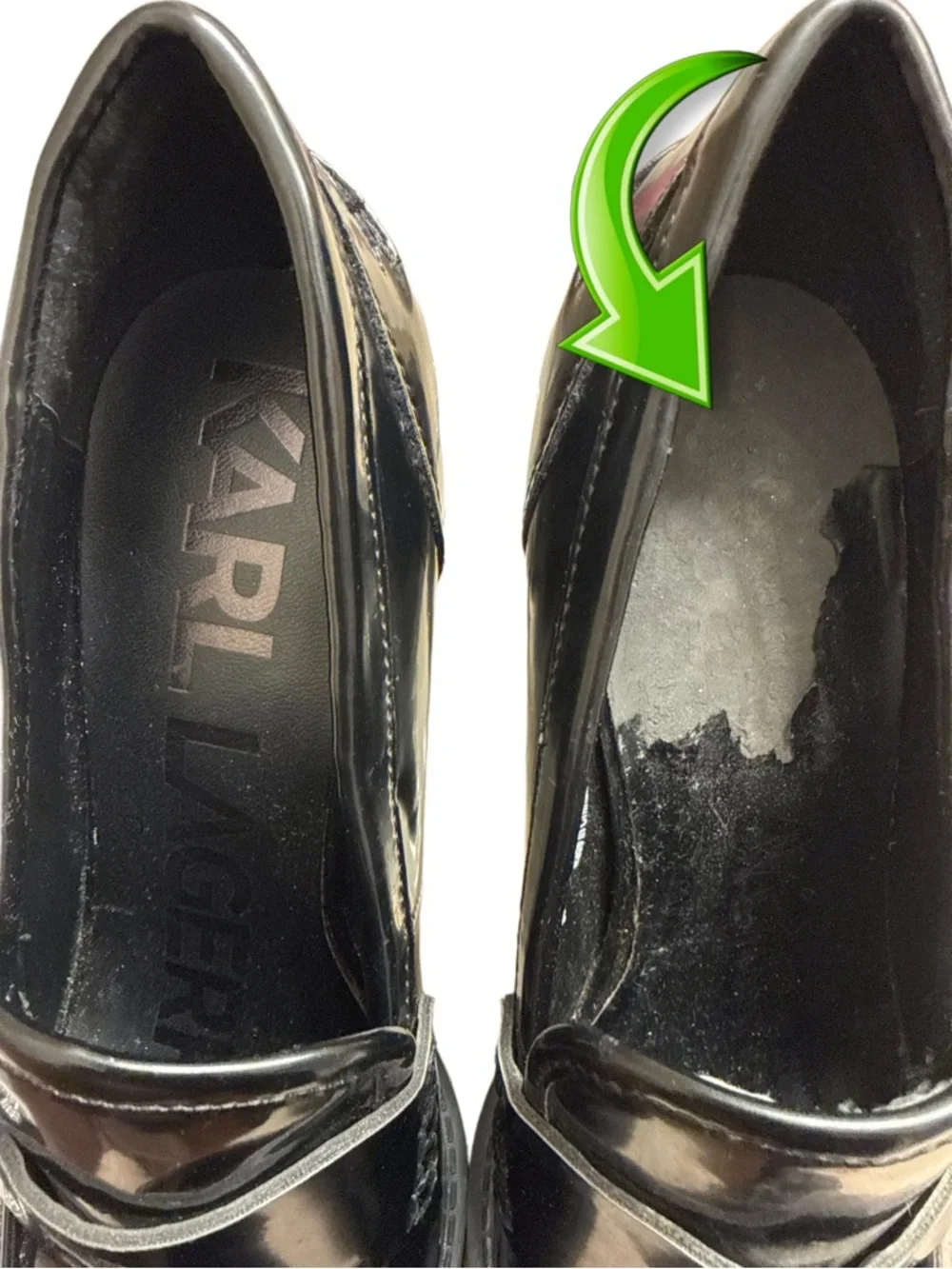 KARL LAGERFELD PARIS VIRNA PLATFORM HIGH HEELS OXFORDS - Picture 7 of 9